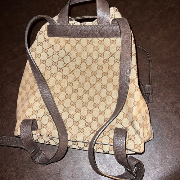 Gucci monogram drawstring backpack - Picture 2 of 5